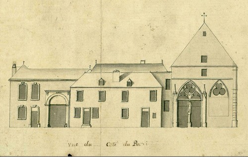 fa&ccedil;ade c&ocirc;t&eacute; parvis